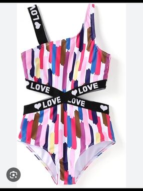 Target Kids One-Piece Swimsuit - Pink, Blue, Brown, Yellow, Purple